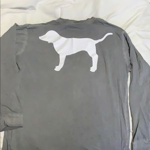 Long sleeve gray PINK shirt